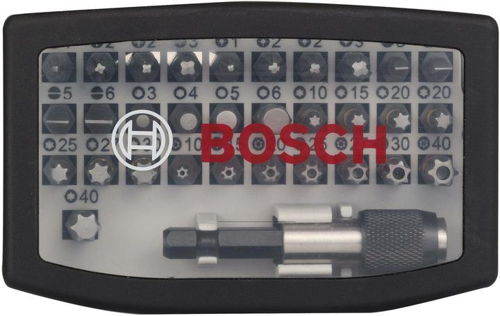 Actual product image Bosch Professional Zubehör Bit Set 32 pieces Accessories 2 (Cross Phillips PH M1, Cross Pozidriv PZ M1, Cross Pozidriv PZ M2, Cross Phillips PH M3, Cross Pozidriv PZ M3, Hexagon socket TX with hole M10, Hexagon socket TX With hole M25, Hexagon socket TX with hole M27, Hexagon socket TX with hole M30, Hexagon socket TX With hole M40, Hexagonal (hexagonal) M3)