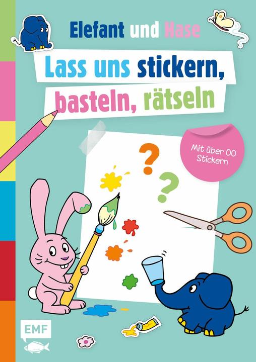 Produktbild Die Sendung mit dem Elefanten - Lass uns stickern, basteln, rätseln (Deutsch, Trickstudio Lutterbeck GmbH, Friedrich Streich, WDR mediagroup GmbH, Steffi Krohmann, 2024)