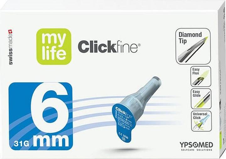 Produktbild Mylife Clickfine Pen Nadeln 6mm 31G (Pen Nadeln + Einmalkanülen)