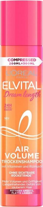 L'Oréal Paris Loreal, Luftvolumen, trockenes Shampoo, 200 ml (200 ml, Trockenshampoo)