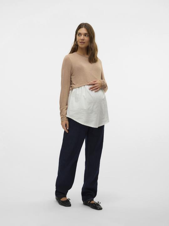 Image du produit Mamalicious Coupe normale Top col rond Blouse (XL)