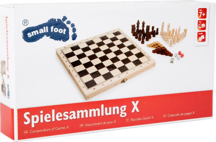 Actual product image small foot Classic games in a suitcase (German)