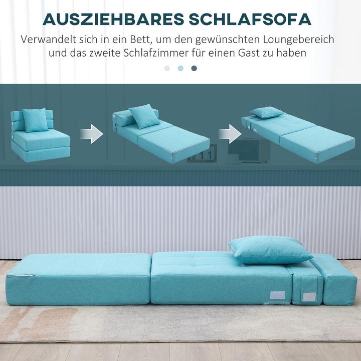 Image du produit Homcom Fauteuil-lit