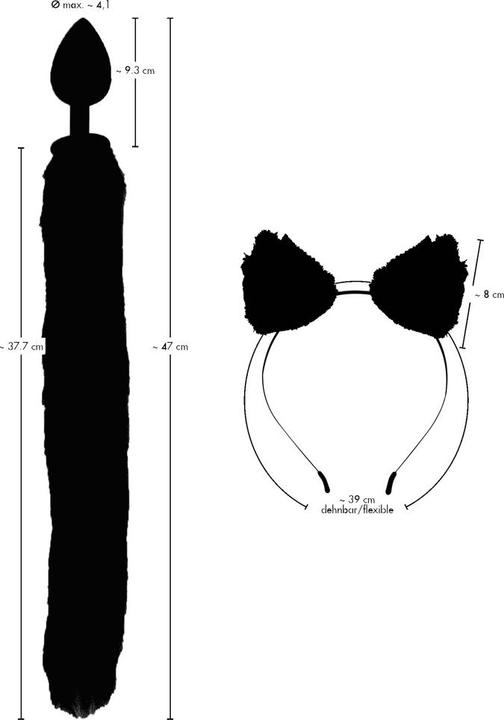 Immagine prodotto Bad Kitty Pet Play Plug & Ears