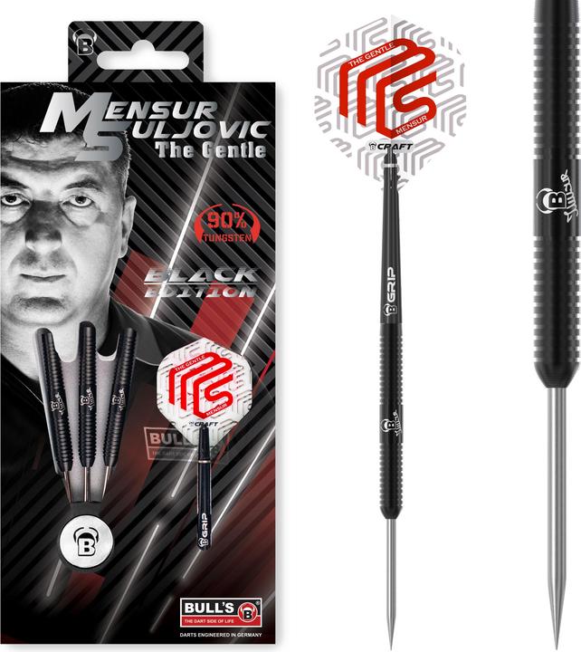 Immagine prodotto Bull's Mensur Suljovic Edizione Nera Dardo d'Acciaio (25 g)