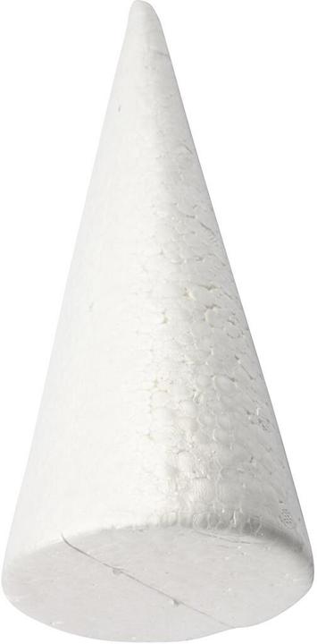 Produktbild Creativ Company Styroporkegel Weiss, 35cm