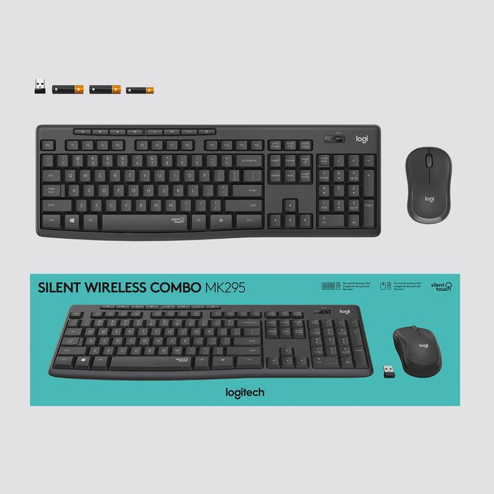 Actual product image Logitech MK295 Silent (Eng. Int., Wireless)