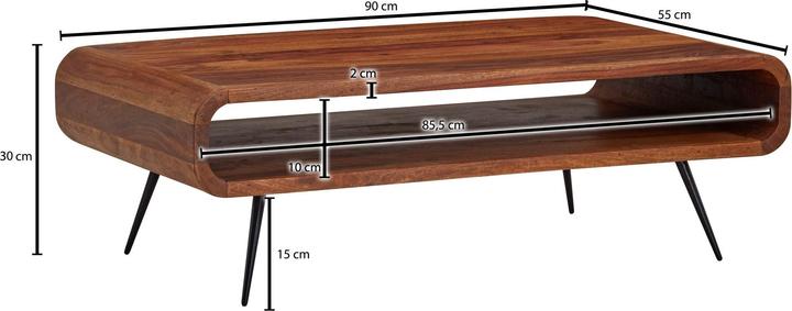 Actual product image FineBuy Coffee table (90 x 55 x 30 cm)