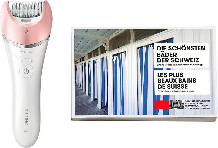 Image du produit Philips Satinelle Advanced Wet&Dry BRE640/00 + Les plus beaux bains de Suisse