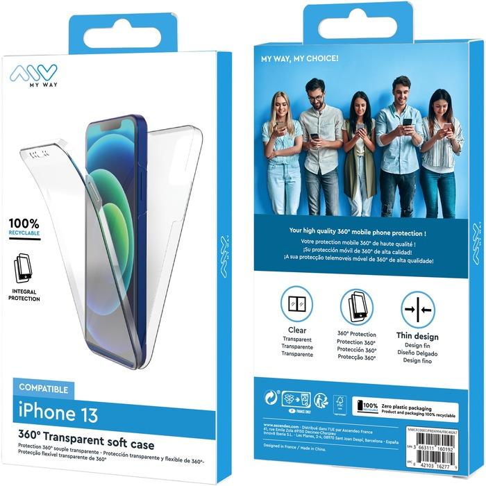 Produktbild My Way MYWAY COQUE 360 TRANSPARENTE IPHONE 13 (Apple iPhone 13)