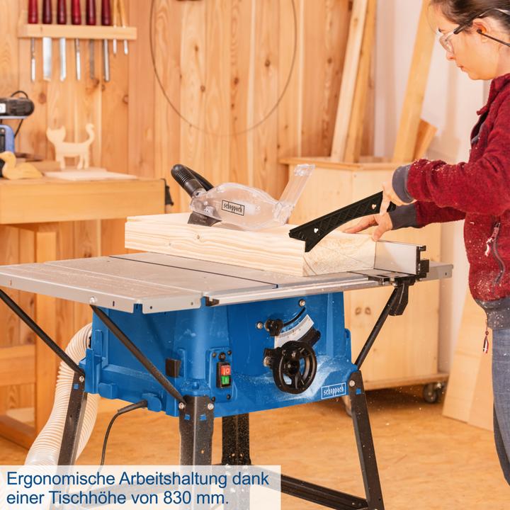 Produktbild Scheppach HS100S Tischkreissäge 220-240V 50Hz 2000W - 250mm