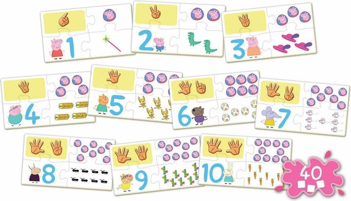 Actual product image Educa Peppa - les nombres (f) (French)