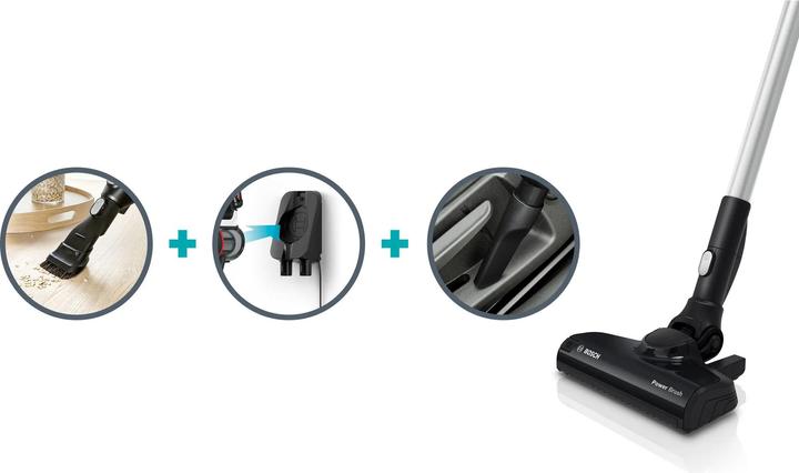 Image du produit Bosch Hausgeräte Série 6 BCS611P4A aspirateur à main Black Bagless