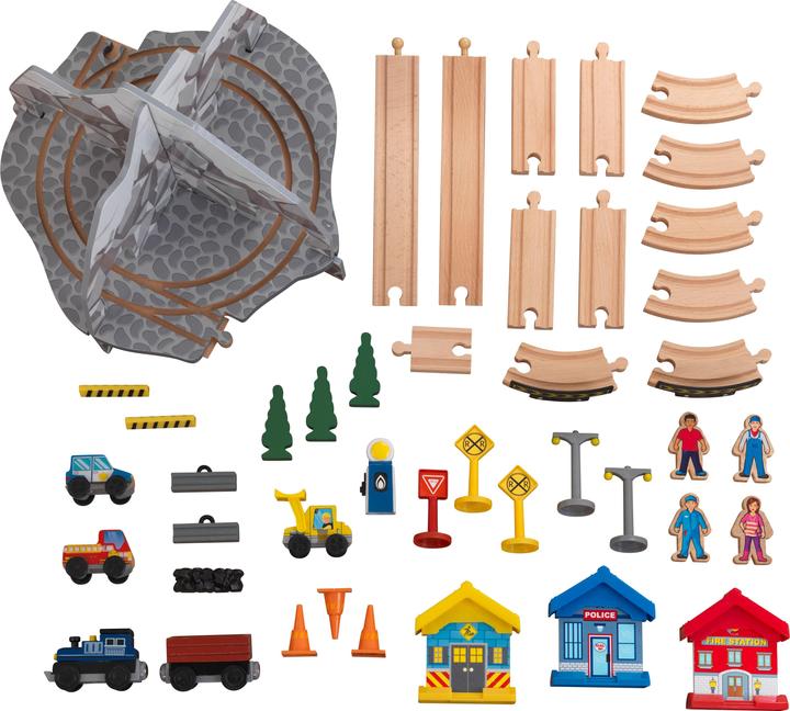 Produktbild KidKraft Eisenbahnset & Spieltisch „Felsiger Berg“
