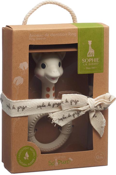 Actual product image Vulli Sophie la girafe teething ring
