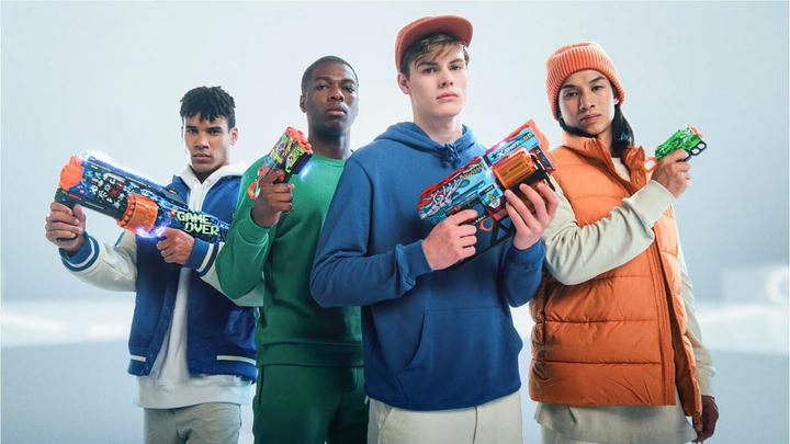 Actual product image Xshot Skin Menace 8 Dart Gun