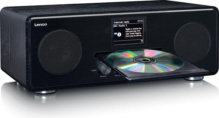 Actual product image Lenco DIR-261BK (DAB+, FM, Web radio, Wi-Fi, Bluetooth)
