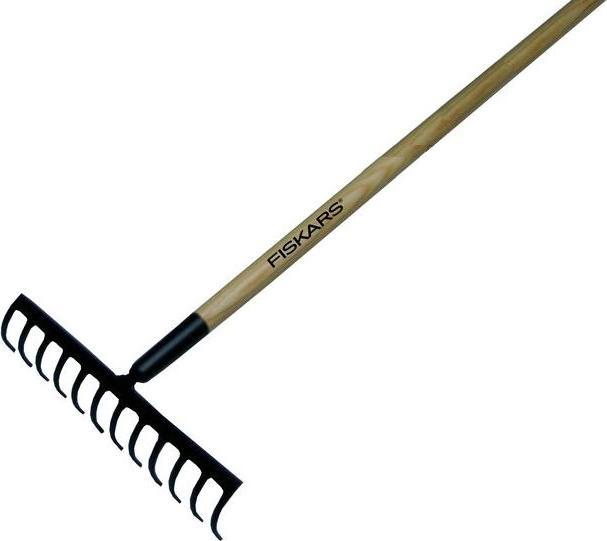 Produktbild Fiskars FS135751 Rake 12 teeth with wooden handle 1560 mm (FSL12)