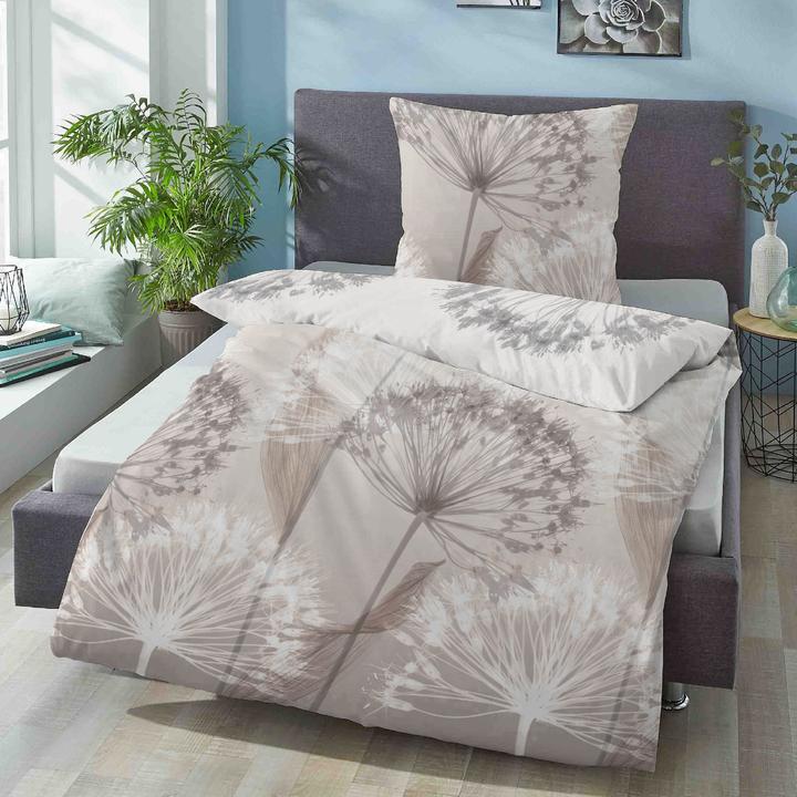 Image du produit Biberna Linge de lit (Housse de couette, 155 x 220 cm, 80 x 80 cm)