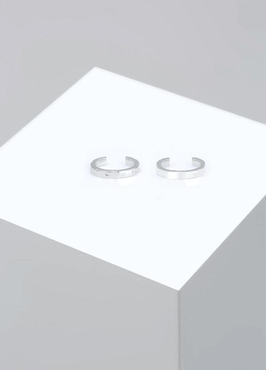 Actual product image Elli Earcuff Set im Organic-Look (Sterling Silver)