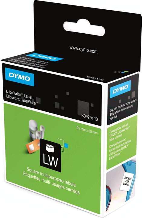 Image du produit Dymo S0929120 étiquettes carrées à usages multiples