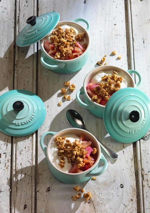 Actual product image Le Creuset Mini-Cocotte set of 4 "oven red" 0.2 litre (10 cm, Casserole + Stewpot, Ceramic)