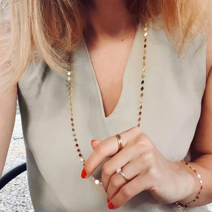 Image du produit Candy Collier Maya, argent sterling 925, plaqué or (Argent massif de 925, Plaqué or 18k, Argent sterling 925, 77 - 80 cm)