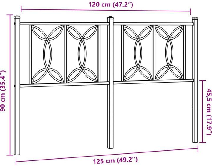 Produktbild VidaXL La§In (125 x 3 x 90 cm)