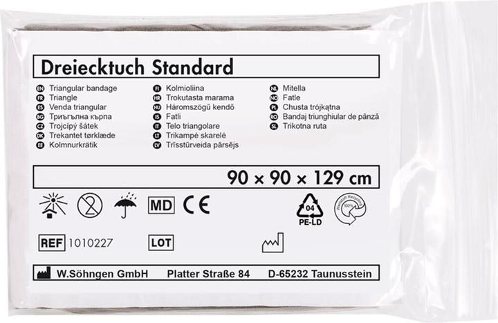 Produktbild Söhngen Dreiecktuch, DIN 13168, Standard, olivgrün
