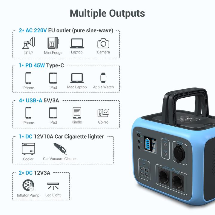 Produktbild Bluetti AC50S (500 Wh, 6.17 kg)