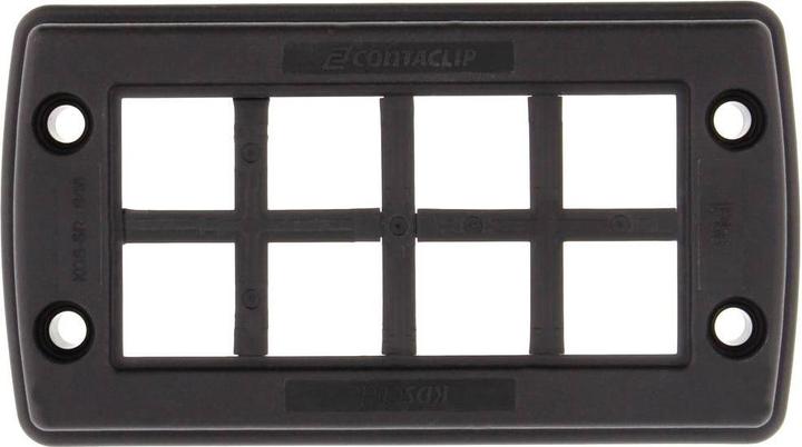 Produktbild Conta-Clip KDS-Set 8/16 BK Kabeldurchführung Polyamid 6.6 Schwarz 1St. (Kabelschlauch, 12.60 cm)