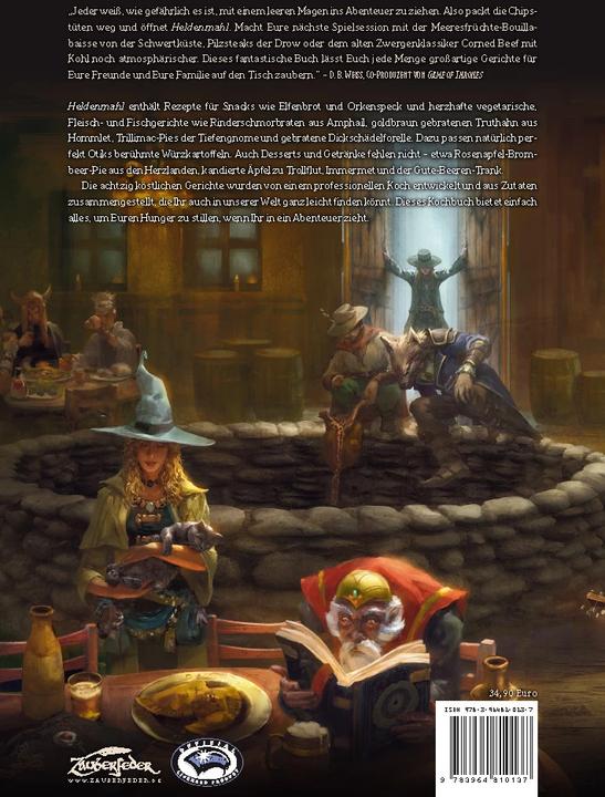 Actual product image Dungeons & Dragons: Heldenbankett (German, Kyle Newman., Jon Peterson, Michael Witwer, 2021)