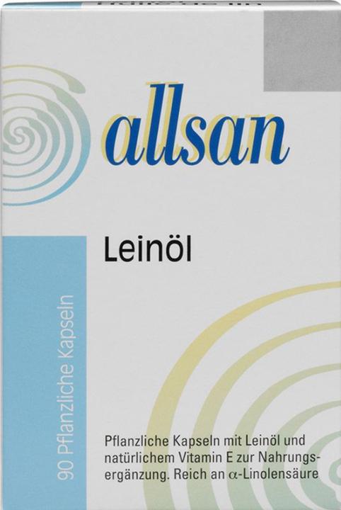 Immagine prodotto Allsan Olio di lino (1 Pezzo/i, Pillole, 140 g)