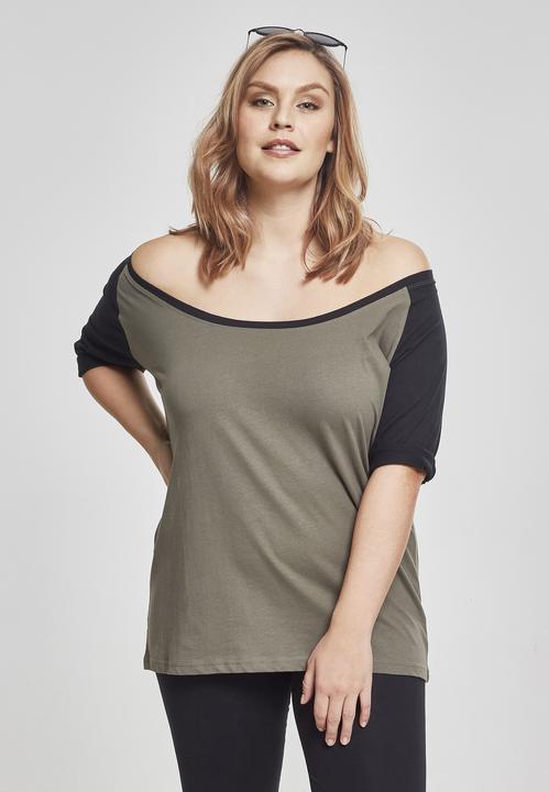 Image du produit Urban Classics Ladies 3/4 Contrast Raglan Tee (5XL)