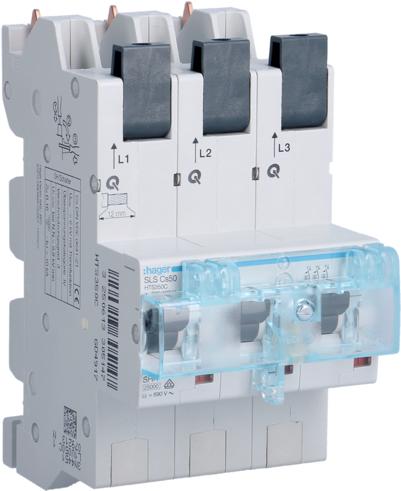 Actual product image Hager SLS switch