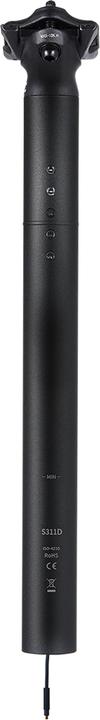Light Skin LightSKIN - Dynamo LED seatpost, black (27.2mm) (27.20 mm)