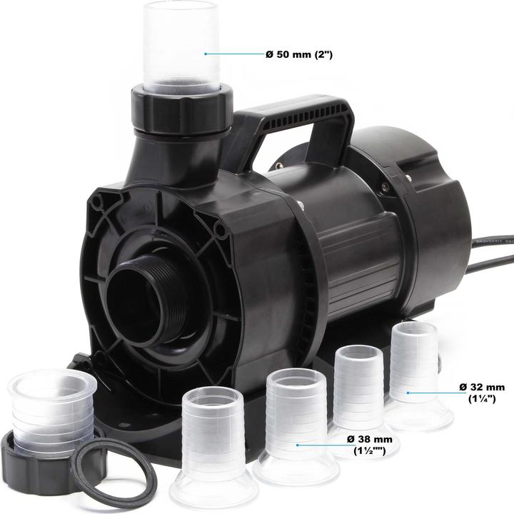 Produktbild SunSun SuperEco CET-35000 450W Teichpumpe Filterpumpe 32000l/h 10m Kabel