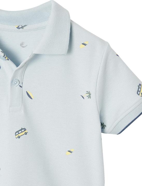 Image du produit Vertbaudet Jungen Poloshirt mit Allover-Print (104)