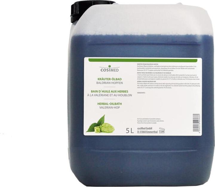 Immagine prodotto cosiMed Olio di erbe da bagno alla valeriana e luppolo 5 litri (5000 ml)