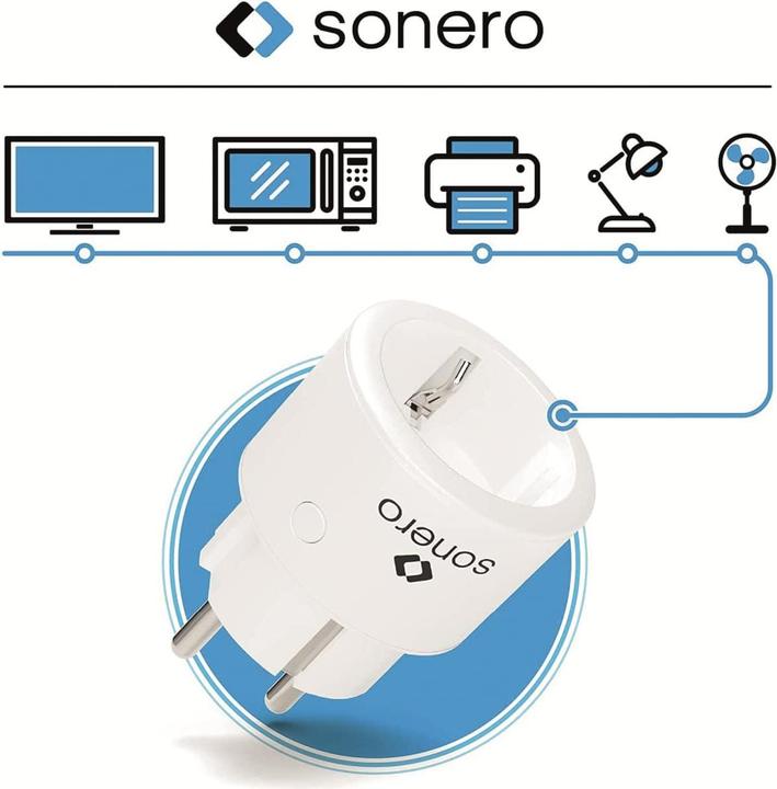 Produktbild Sonero Funksteckdose weiss, Innenbereich