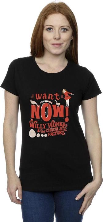 Image du produit Willy Wonka & the Chocolate Factory - T-shirt VERRUCA SALT WANT IT NOW - Femme (XXL)