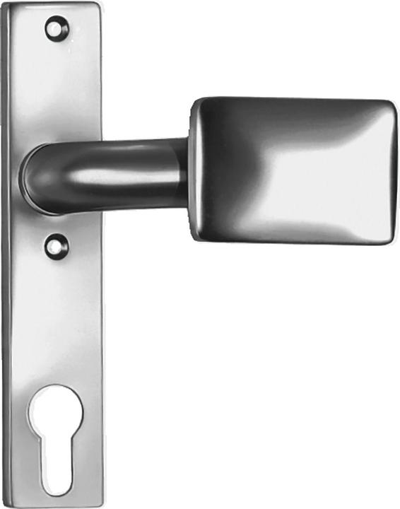 Image du produit Amf Plaque courte pour bouton de porte Forme carrée 8 mm (1 pcs)