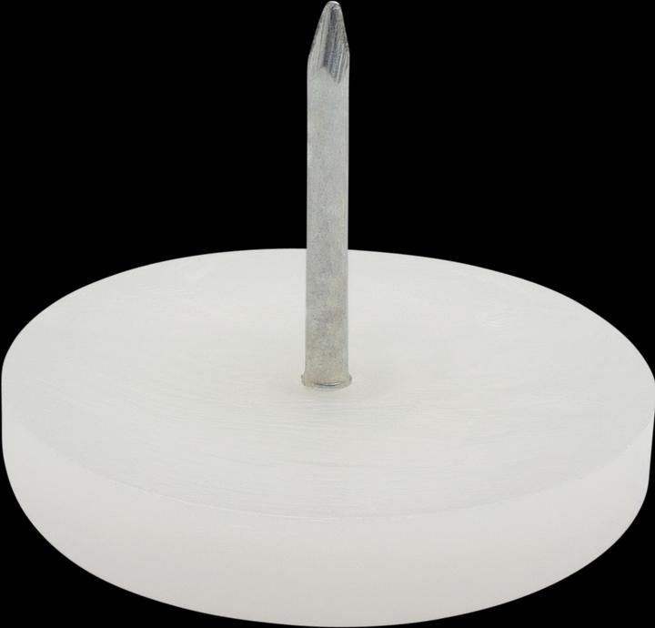 Image du produit Patin glisseur avec clou plastique ø 30 mm 4 pcs. (Curseurs en plastique, 4 pièce(s))