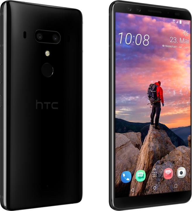 Produktbild HTC U12+ (64 GB, Titanium Black, 6", Hybrid Dual SIM, 12 Mpx, 4G)