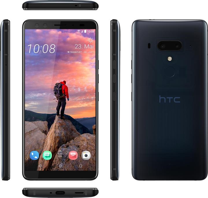 Produktbild HTC U12+ (64 GB, Translucent Blue, 6", Hybrid Dual SIM, 12 Mpx, 4G)
