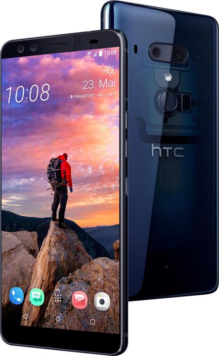 Produktbild HTC U12+ (64 GB, Translucent Blue, 6", Hybrid Dual SIM, 12 Mpx, 4G)