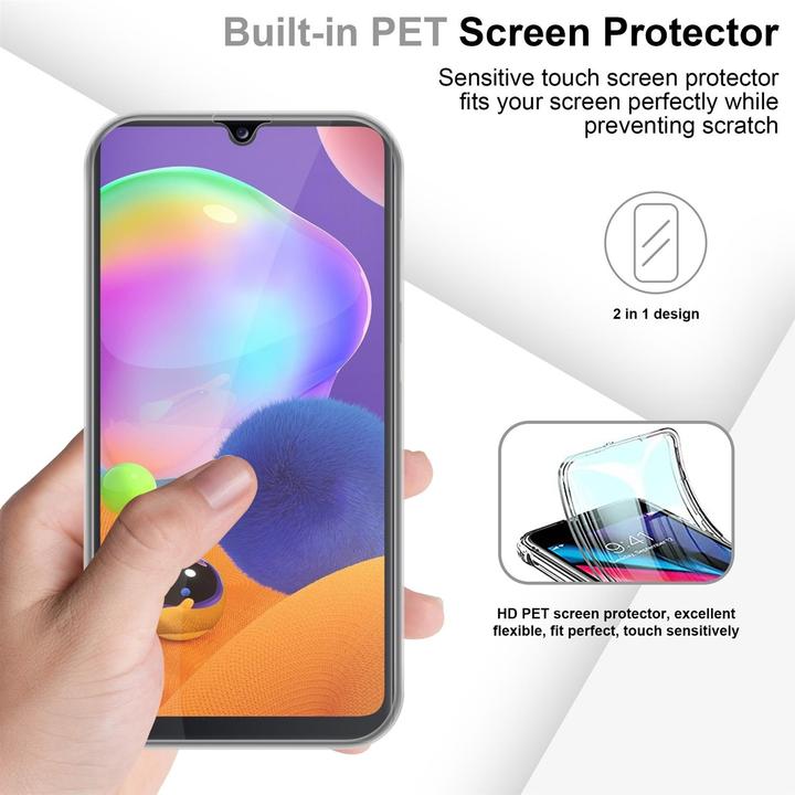 Produktbild Cadorabo TPU 360 Grad Case Cover (Samsung Galaxy A31)