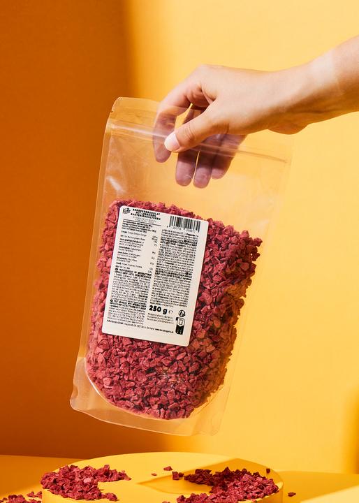 Produktbild KoRo Fruchtgranulat mit Lactobacillus Acidophilus. Erdbeergeschmack (250 g)