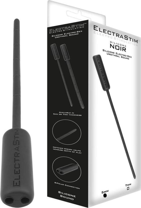 Productafbeelding ElectraStim Silicone Noir Flexibel Geluid 7mm