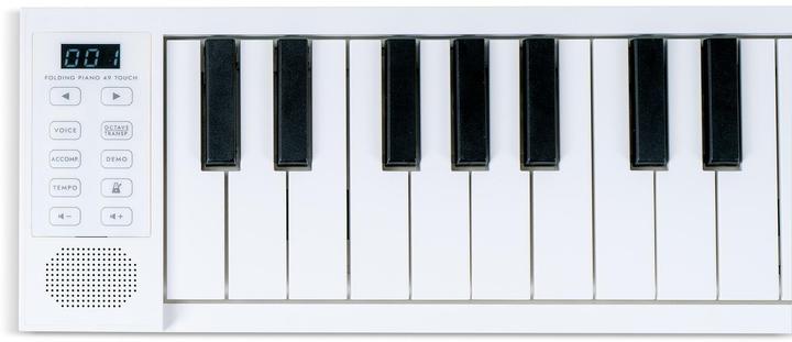 Image du produit Carry-On Piano 49 Touch White opvouwbare piano 49 toetsen (49 Boutons)